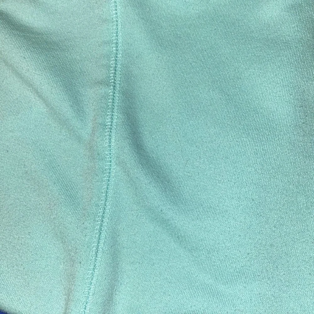 JUSTICE Sport Activewear Girls 12 Teal Crop Sweatshirt‎ Crew Neck Athleisure
